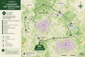 Fietsroute vanaf Landgoed Het Grote Zand